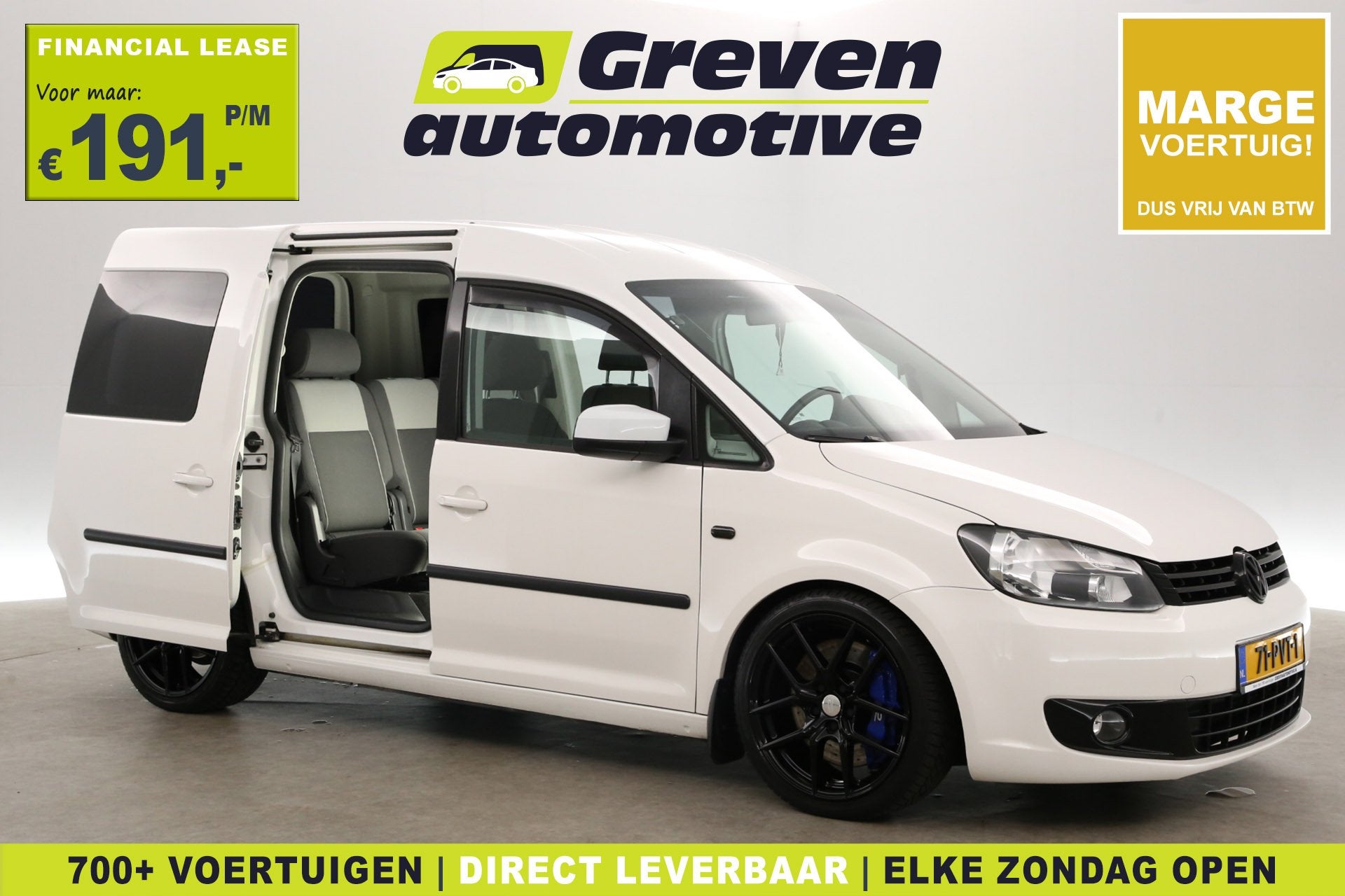Volkswagen Caddy 1.2 TSI | Dubbele Cabine | 5 Zits | Marge |, Auto's, Voorwielaandrijving, Euro 5, Gebruikt, Volkswagen