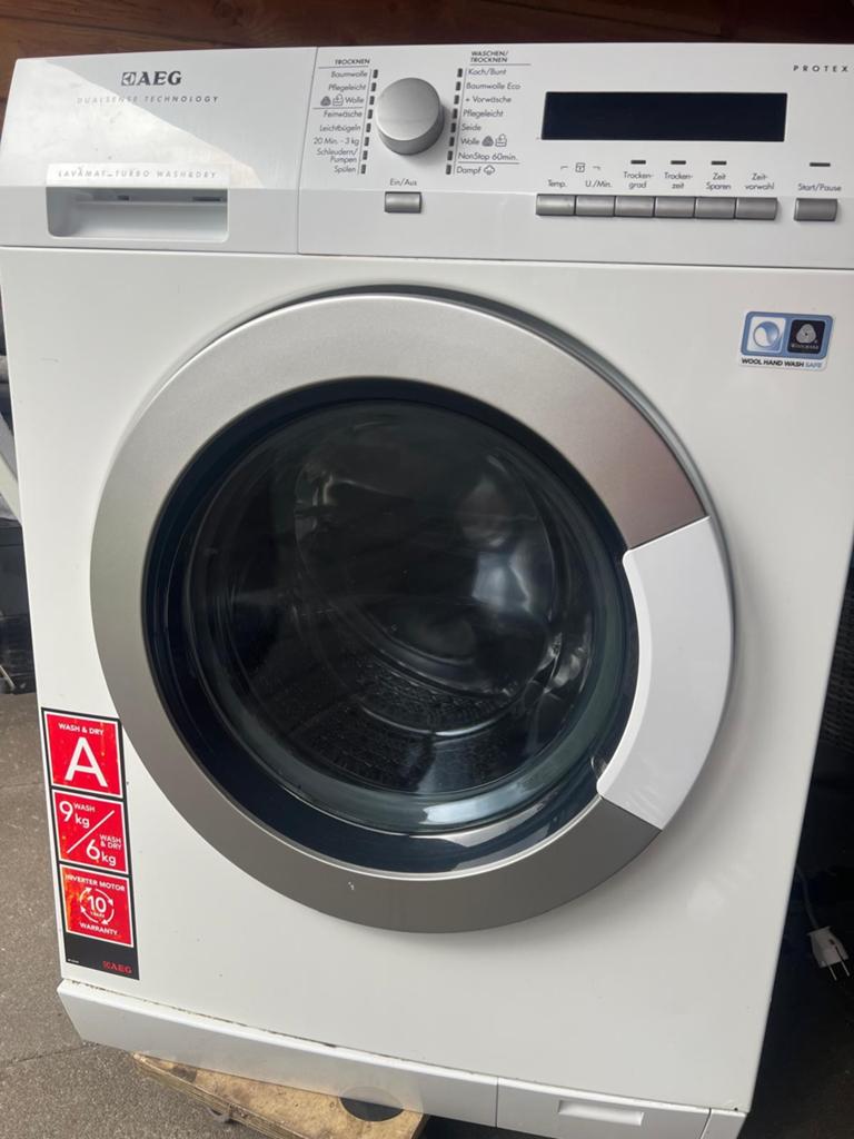AEG was droog combinatie in 1, Witgoed en Apparatuur, Ophalen of Verzenden, 85 tot 90 cm