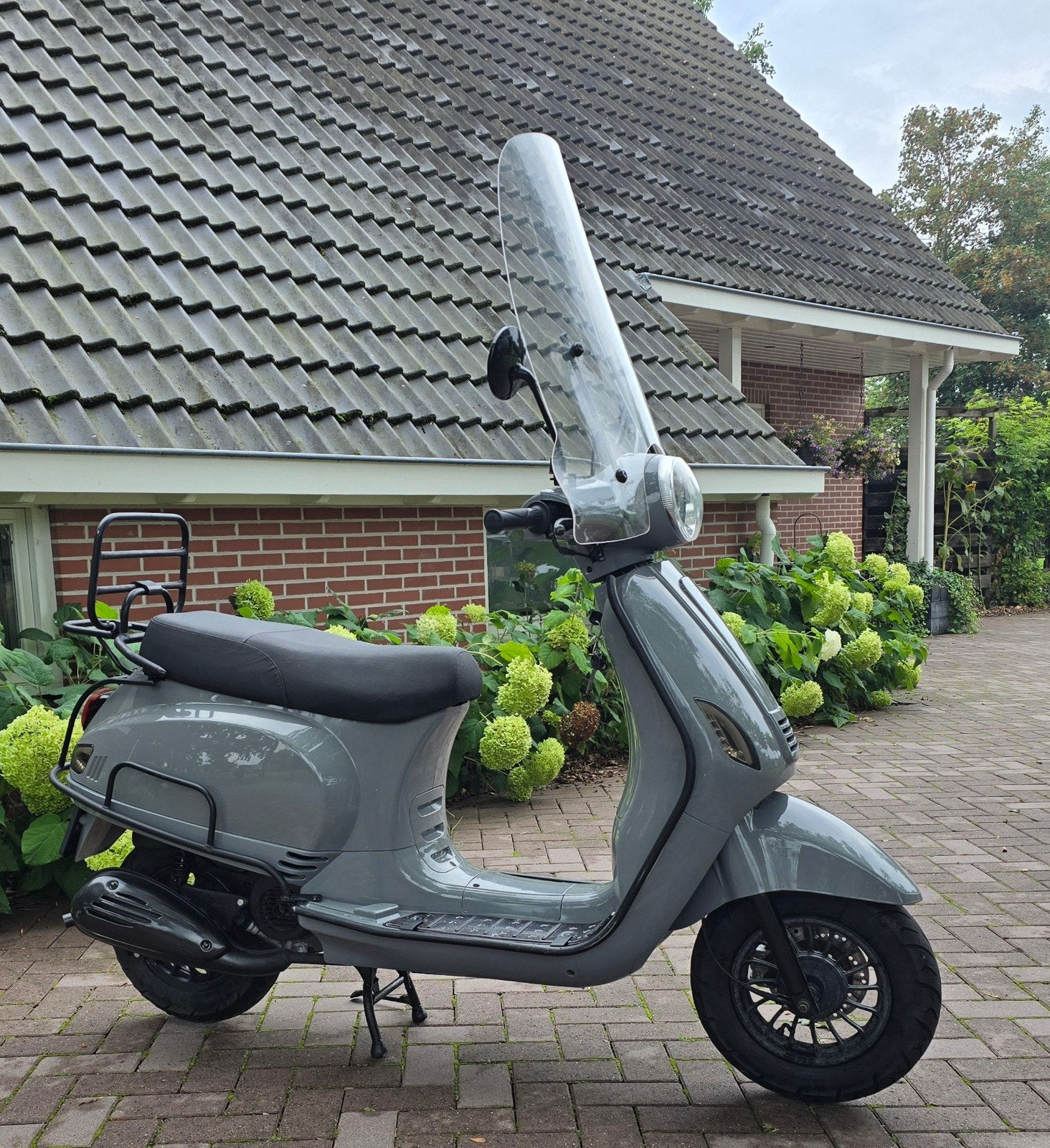 agm vx50 bromscooter nardo grey, Fietsen en Brommers, Scooters | Overige merken, Ophalen, AGM VX50, Maximaal 45 km/u, Zo goed als nieuw