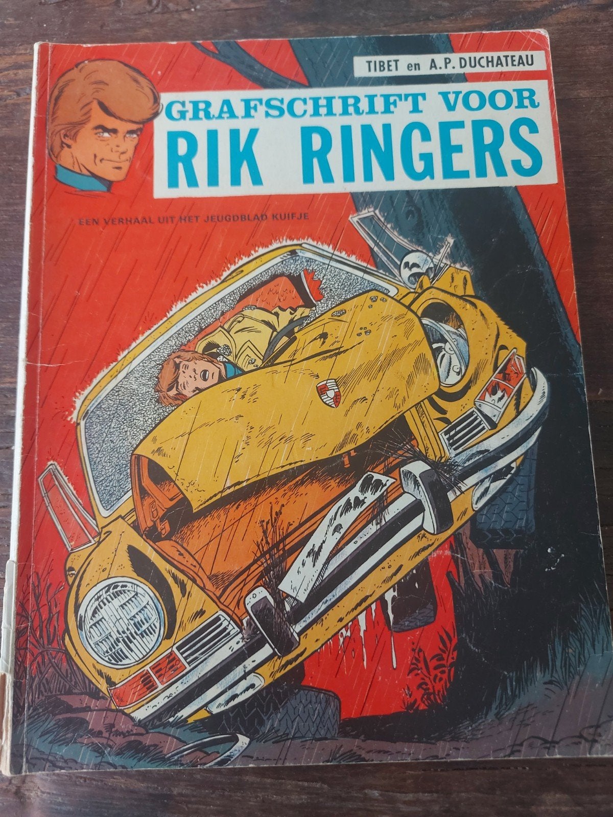 Rik Ringers grafschrift voor Rik Ringers uit 1973, Gelezen, Eén stripboek, Ophalen of Verzenden, Tibet en A.P. Duchateau