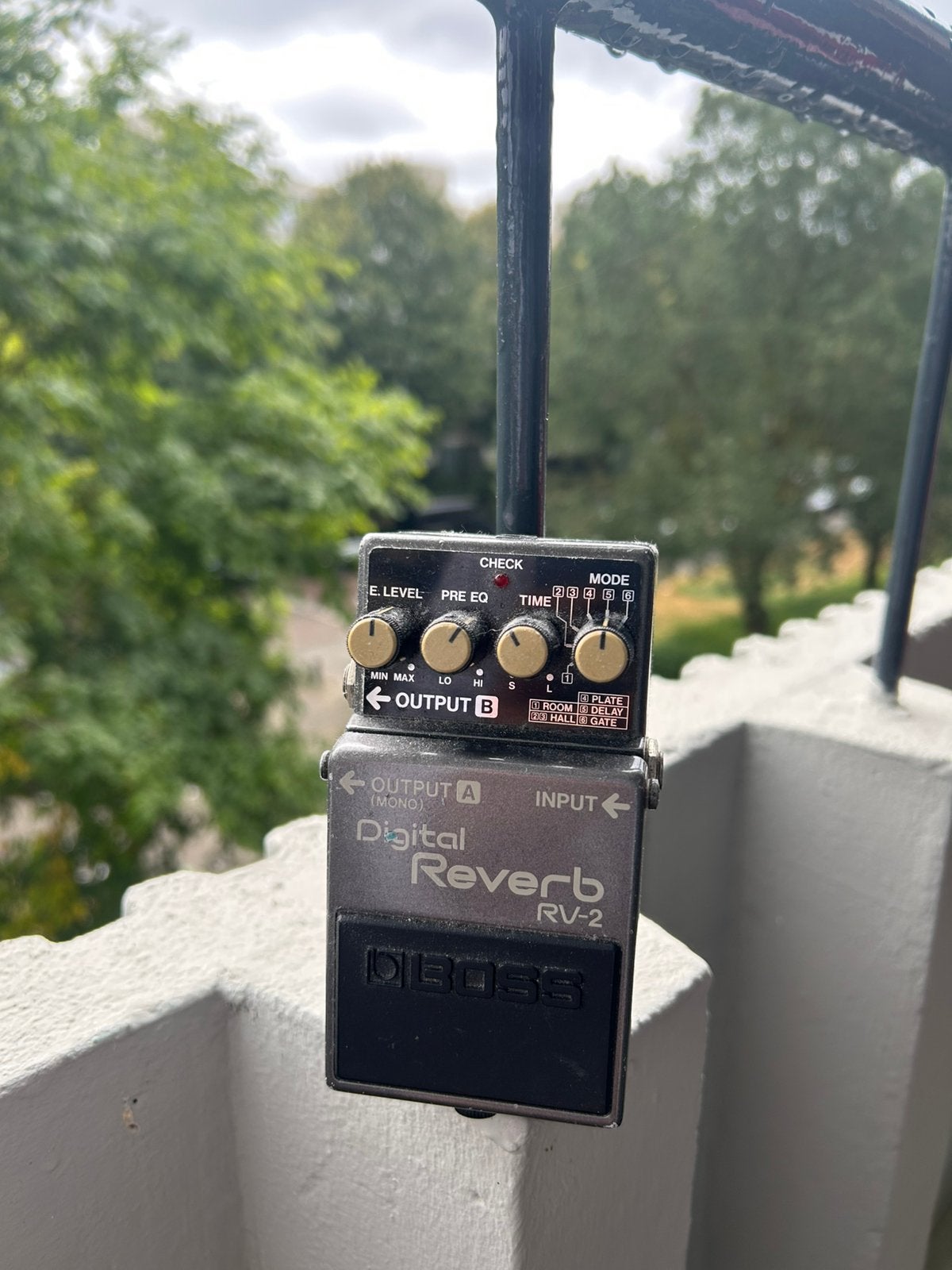Boss RV - 2 made in Japan, Muziek en Instrumenten, Effecten, Ophalen of Verzenden, Zo goed als nieuw, Reverb