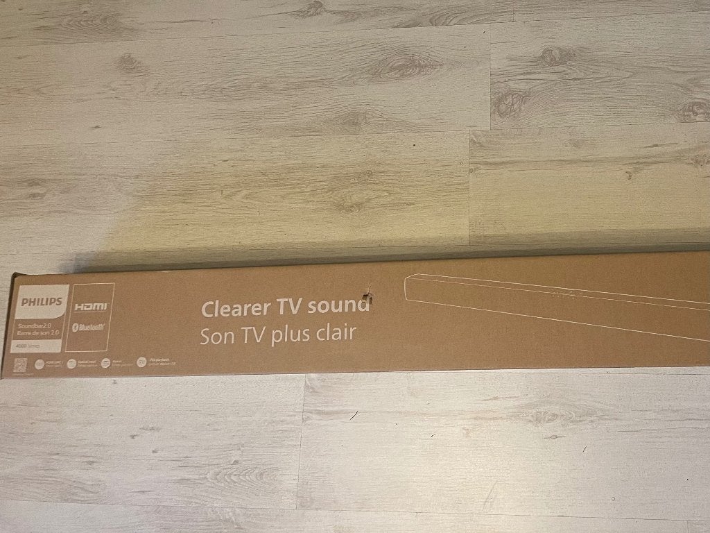 Philips Soundbar 2.0 met HDMI en Bluetooth