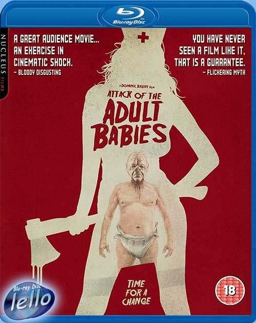 Blu-ray: Attack of the Adult Babies (2017 Kurtis Lowe) UK NN, Ophalen of Verzenden, Nieuw in verpakking, Horror