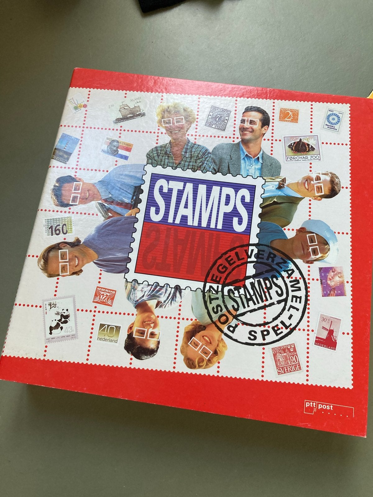 Stamps Postzegel Verzamel Spel - Bordspel PTT Post, Drie of vier spelers, Ophalen, Gebruikt