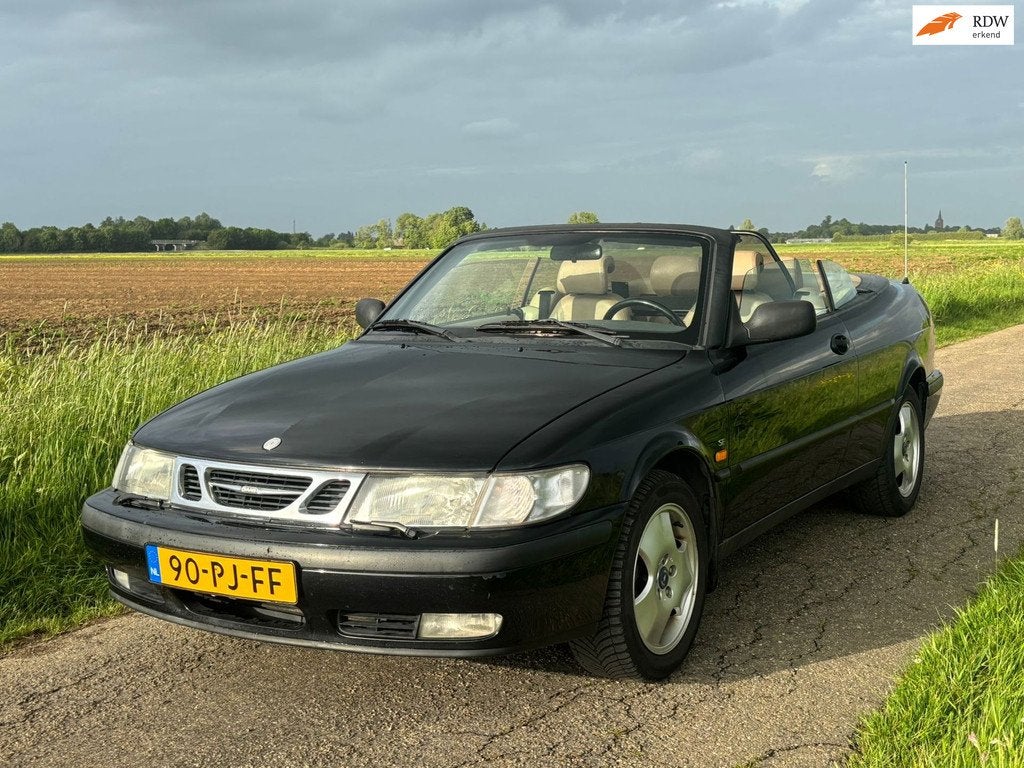 Saab 9-3 Cabrio 2.0 SE automaat / cabrio, Auto's, Saab, Bedrijf, Te koop, Saab 9-3, ABS, Airbags, Airconditioning, Automatische klimaatregeling
