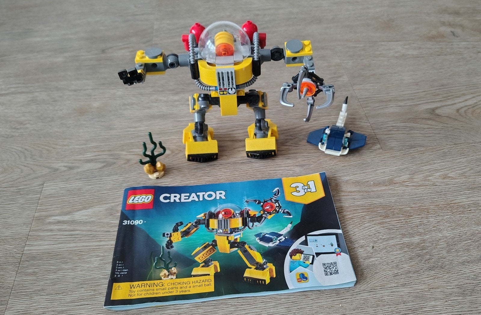 Lego 3 in 1 31090, Kinderen en Baby's, Lego, Inclusief instructies, Ophalen of Verzenden, Zo goed als nieuw