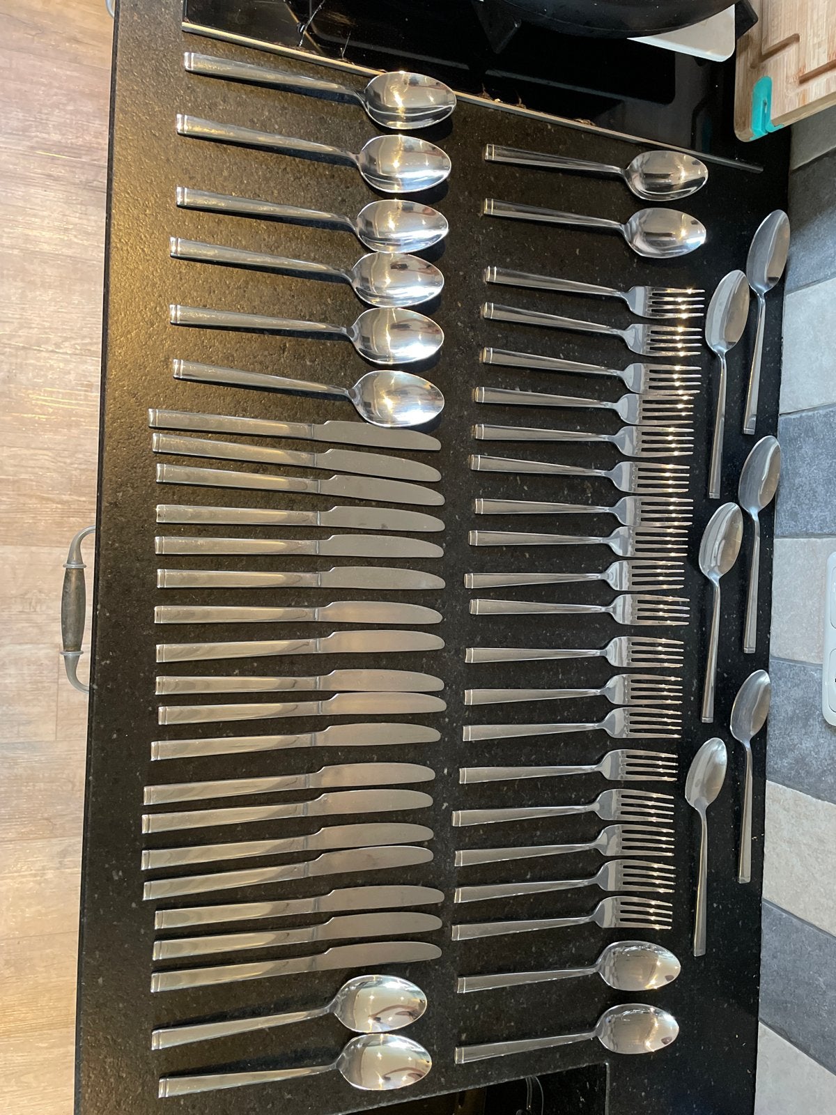 Bk Waal bestekset - 18 dinervorken, 18 dinermessen18 lepels, Ophalen of Verzenden