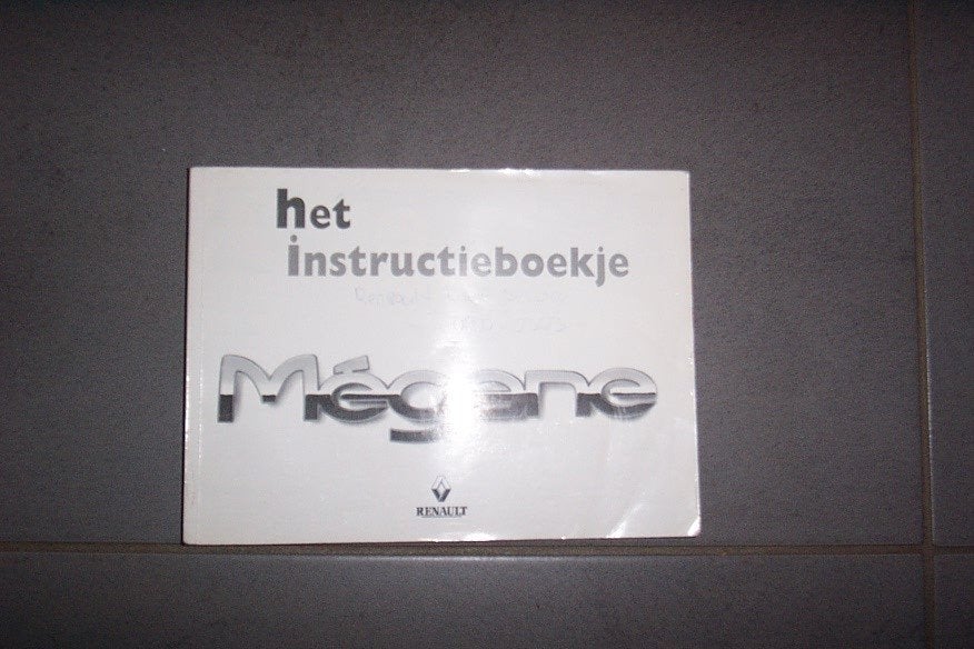 Gebruikershandleiding RENAULT MEGANE CABRIO  1996/1999, Ophalen of Verzenden