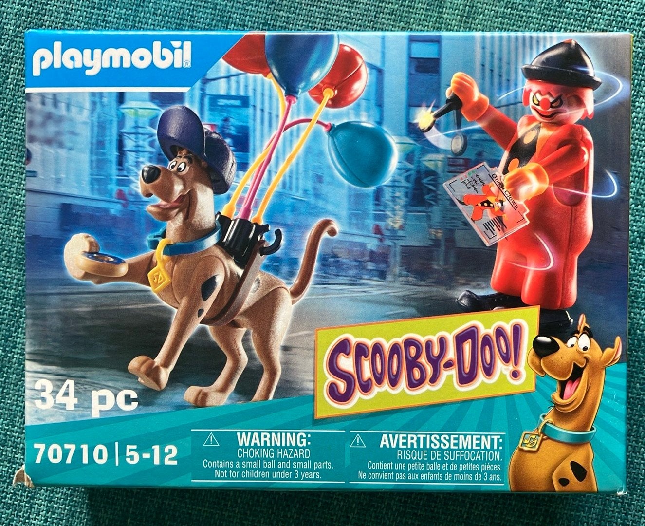 Playmobil Scooby-Doo! Set 70710 met Scooby en gemaskerde fig, Complete set, Nieuw, Ophalen of Verzenden, Figuren