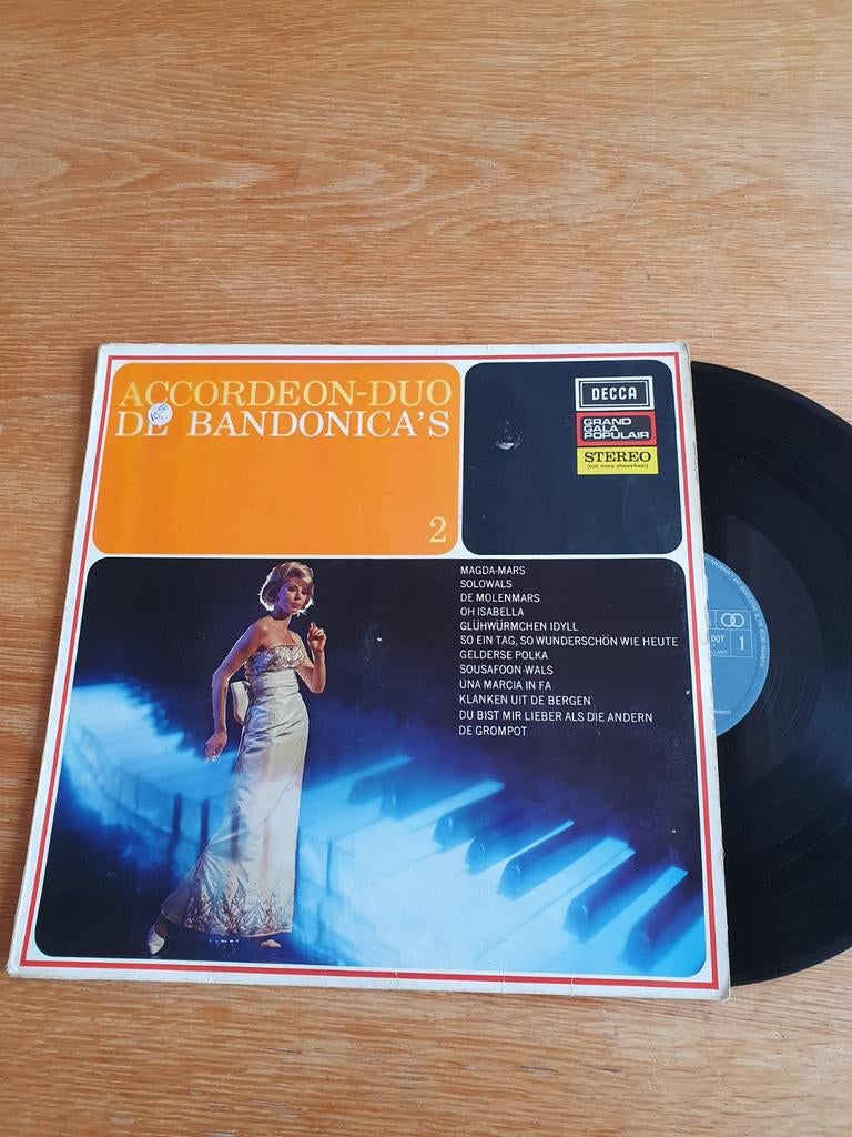 Accordeon-Duo De Bandonica's - 2 (LP, Vinyl), Ophalen of Verzenden, Gebruikt, 12 inch