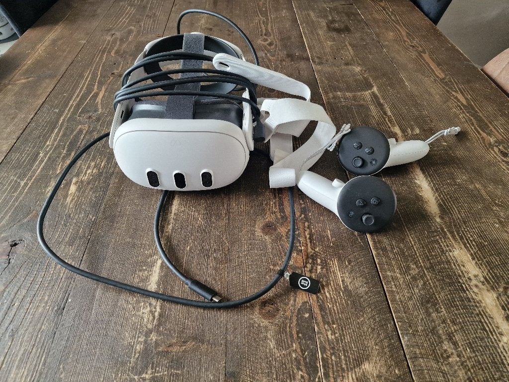 Meta Quest S3, Ophalen of Verzenden, Zo goed als nieuw, VR-bril, Pc
