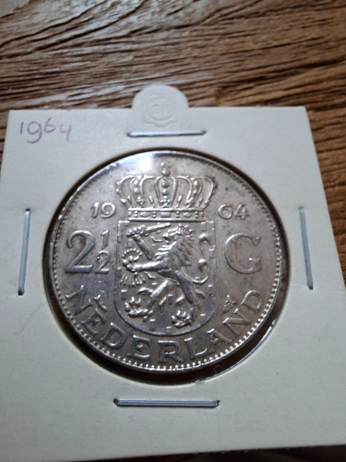 Rijksdaalder 1964 | duurder jaar, Koningin Juliana, Zilver, Ophalen of Verzenden, Losse munt