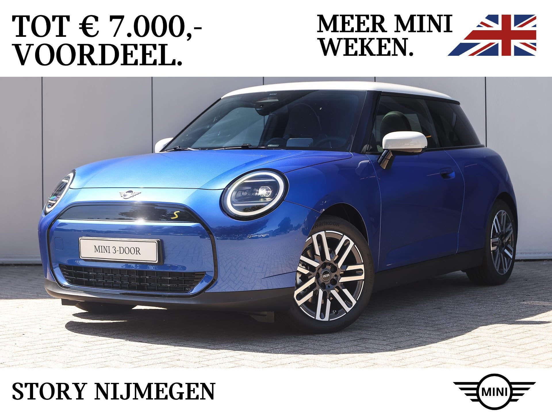 MINI Hatchback Cooper SE / Classic / Pakket M / 17 inch Para, Stof, Stoelverwarming, Zwart, Mini Electric