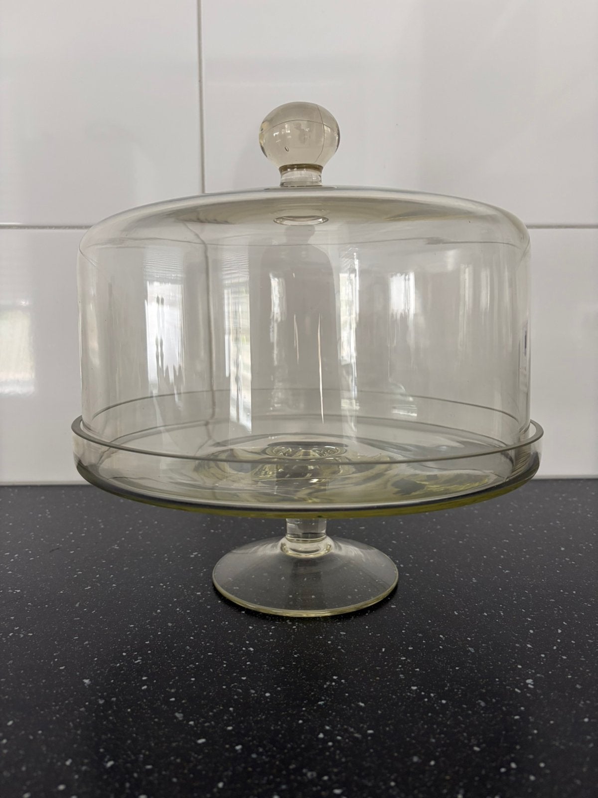 Mooie stolp !, Huis en Inrichting, Woonaccessoires | Stolpen, Glas, Ophalen, Zo goed als nieuw, Met deksel