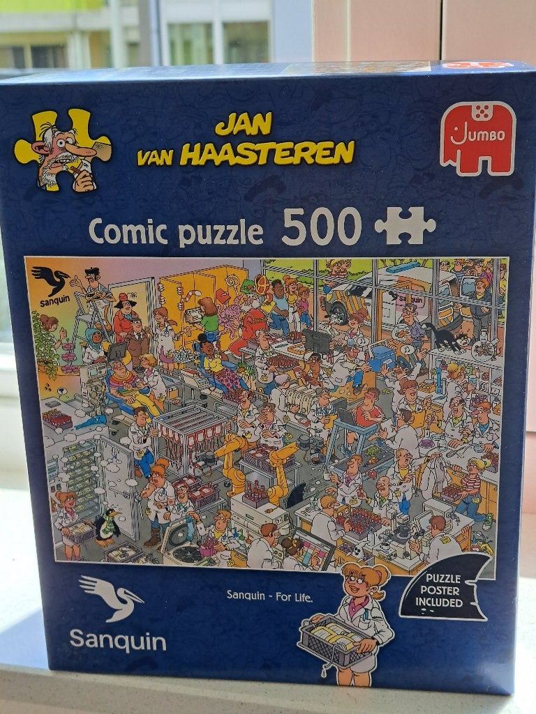 Legpuzzel 500 stukjes Jan van Haasteren, Hobby en Vrije tijd, Denksport en Puzzels, Ophalen of Verzenden, 500 t/m 1500 stukjes