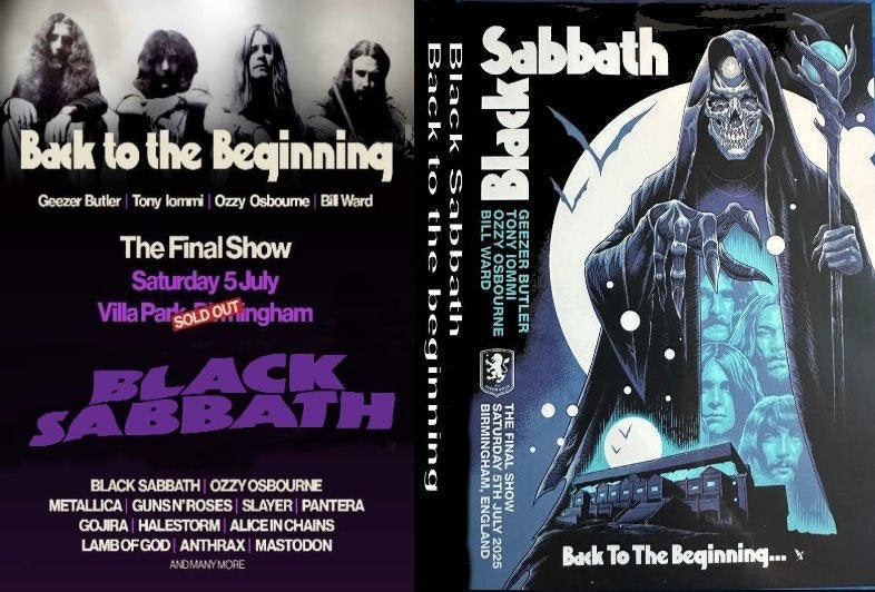 Black Sabbath Back to the beginning, Vanaf 12 jaar, Verzenden, Nieuw in verpakking, Concert