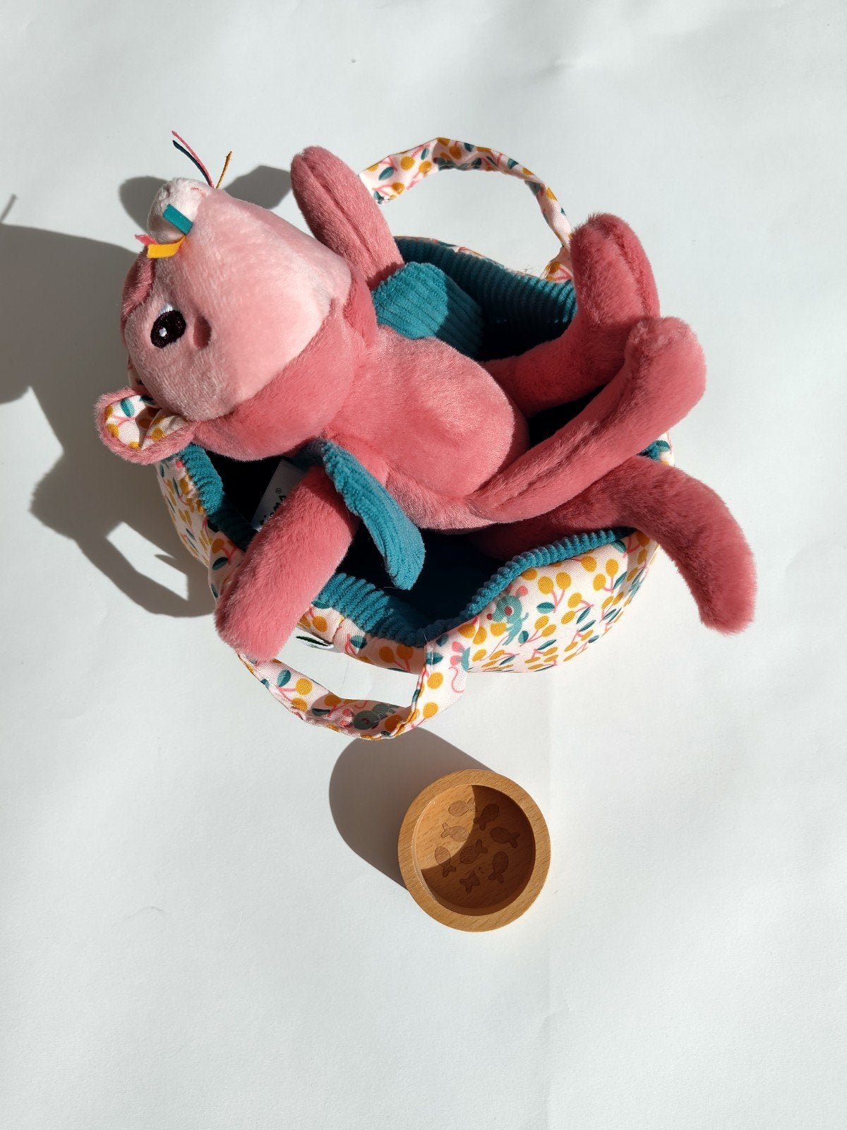Nieuwe Liliputiens knuffel met mand en bak, Ophalen of Verzenden, Nieuw, Overige typen