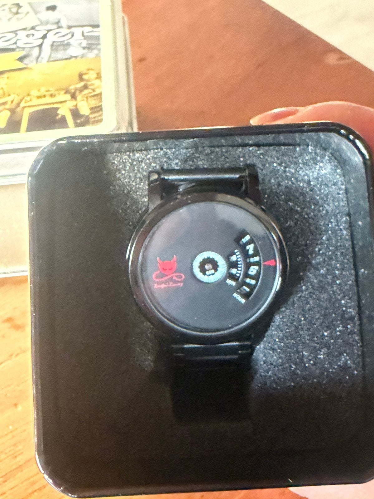 Heren horloge, Ophalen of Verzenden, Zo goed als nieuw, Zwart, Android