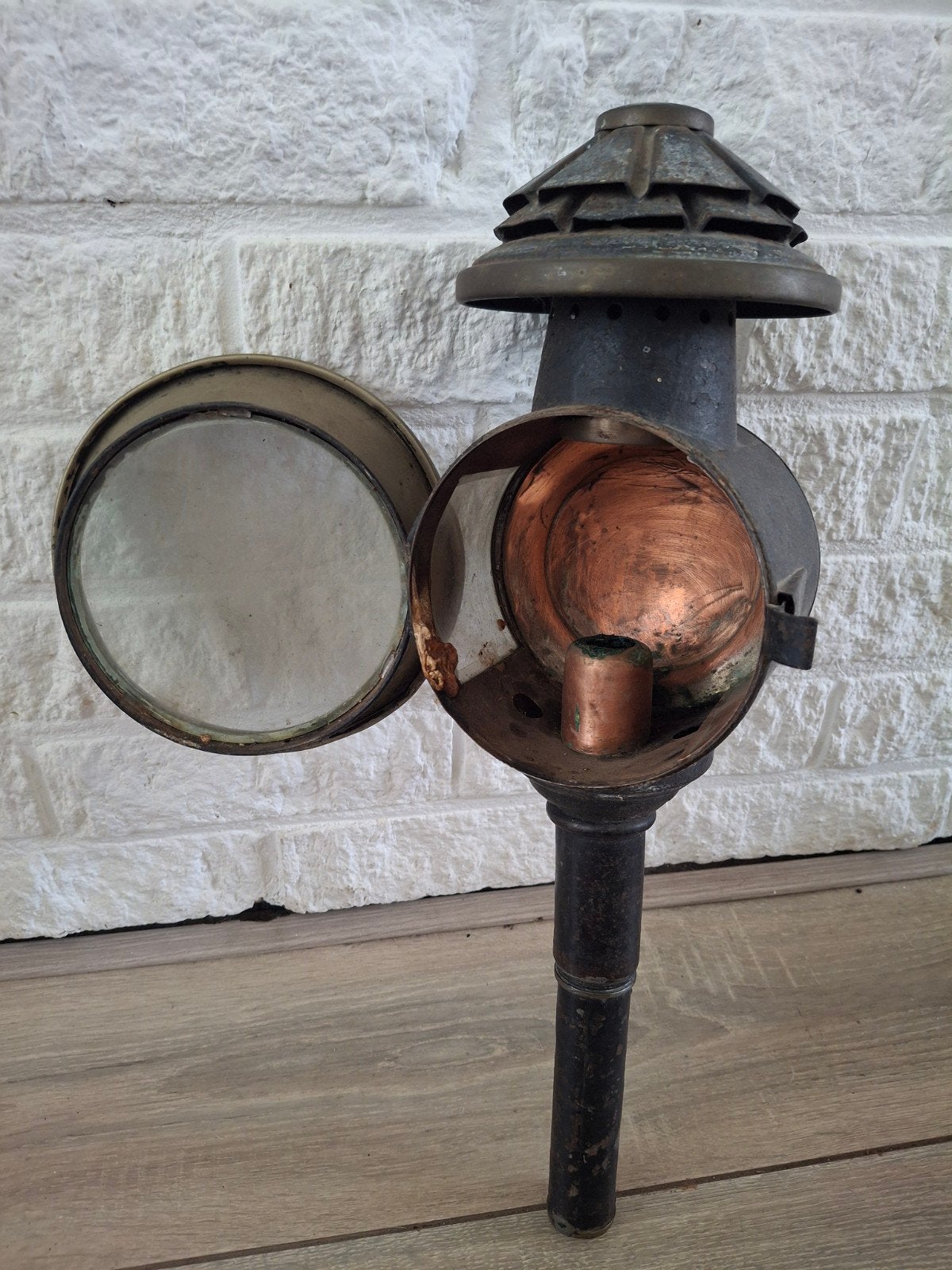 Antieke koetslamp uit Frankrijk, Ophalen of Verzenden