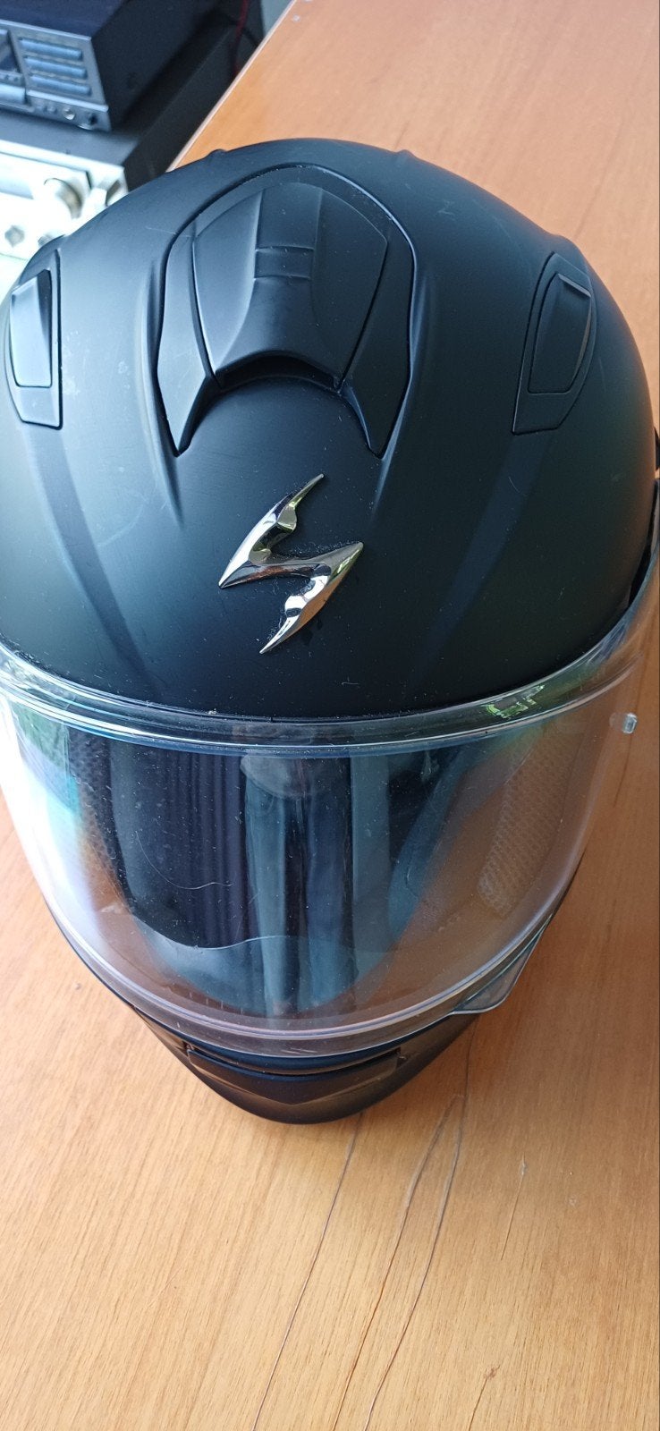 Scorpion EXO-R1 Air Integraalhelm - Mat Zwart, Motoren, Ophalen, Tweedehands, Integraalhelm, Overige merken