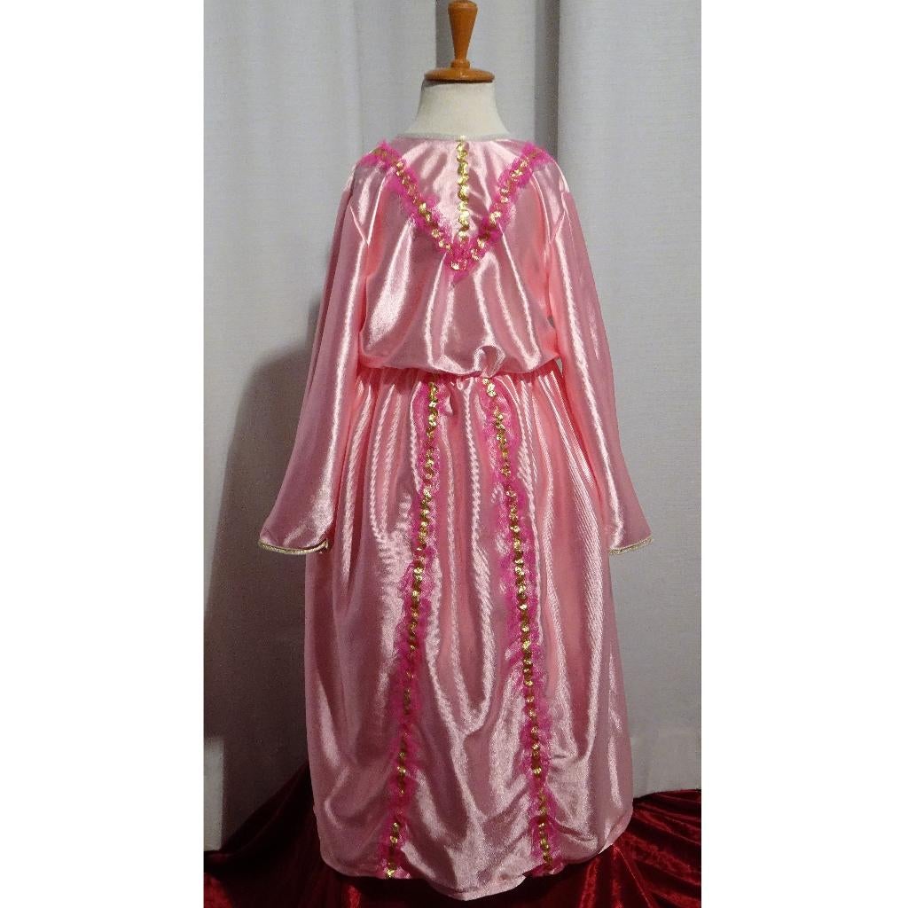 Nieuw ! Stuntprijs ! Maat 128 Mooie Roze Prinsessenjurk, Kinderen en Baby's, Carnavalskleding en Verkleedspullen, Nieuw, Meisje