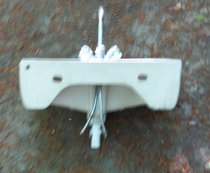 wastafel met megkraan, Ophalen of Verzenden, Gebruikt, Wastafel