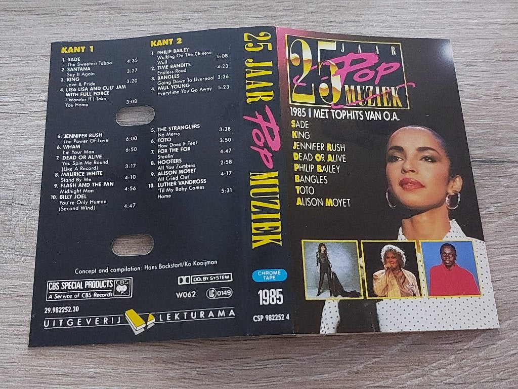 25 JAAR POP MUZIEK 1985 (MC), Ophalen of Verzenden, Zo goed als nieuw, Origineel, Met bewaardoos, rek of koffer