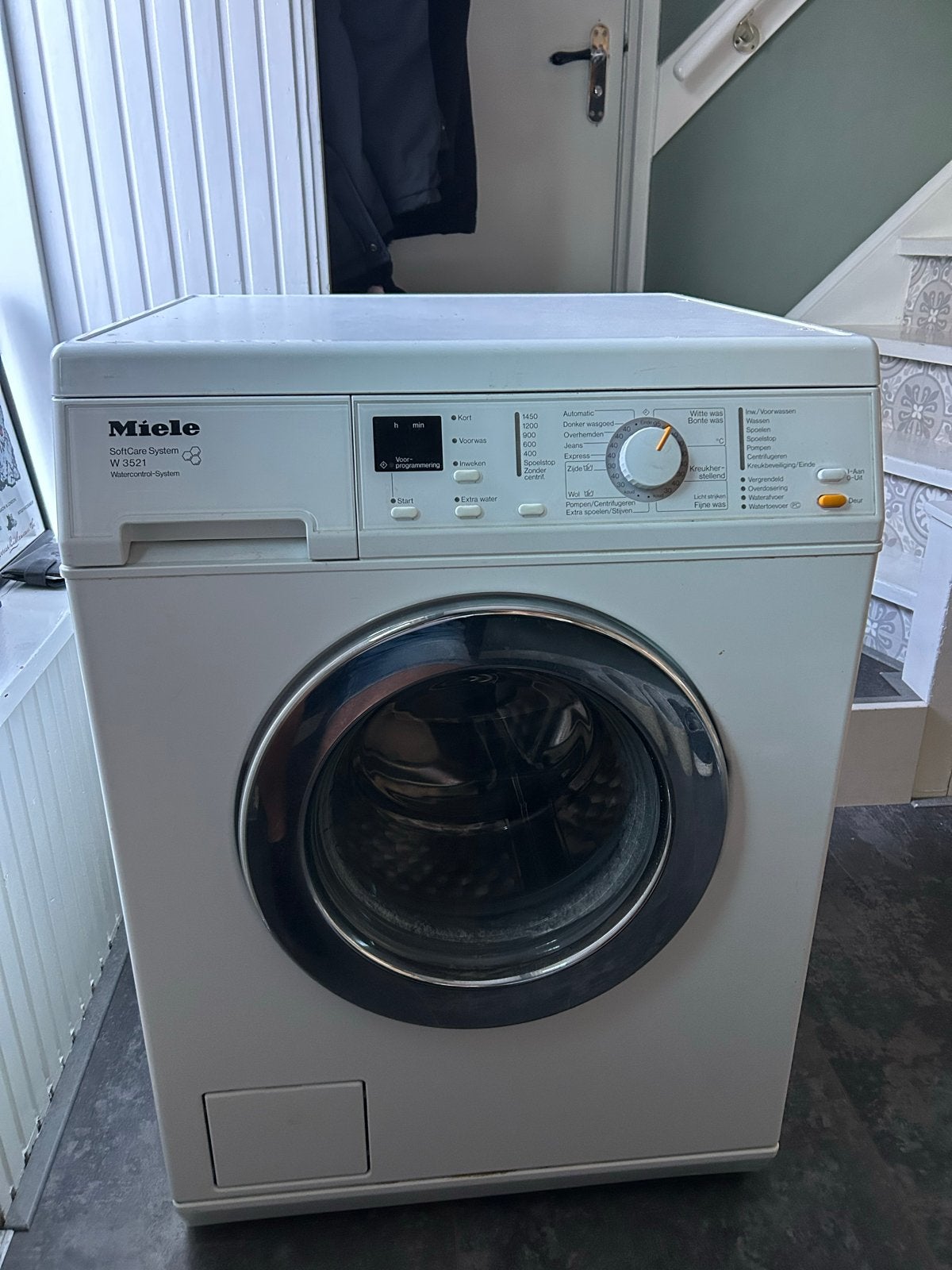 IZGS Miele W 3521 Topklasse SoftCare System Wasmachine, Ophalen, Gebruikt, Voorlader, 85 tot 90 cm