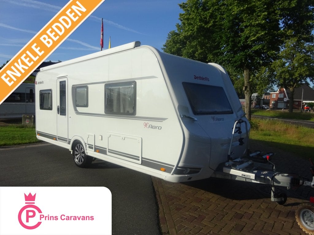 Dethleffs Aero 520 Enkele Bedden+Luifel+Mover, Rondzit, Bedrijf, Schokbreker, Tot en met 4