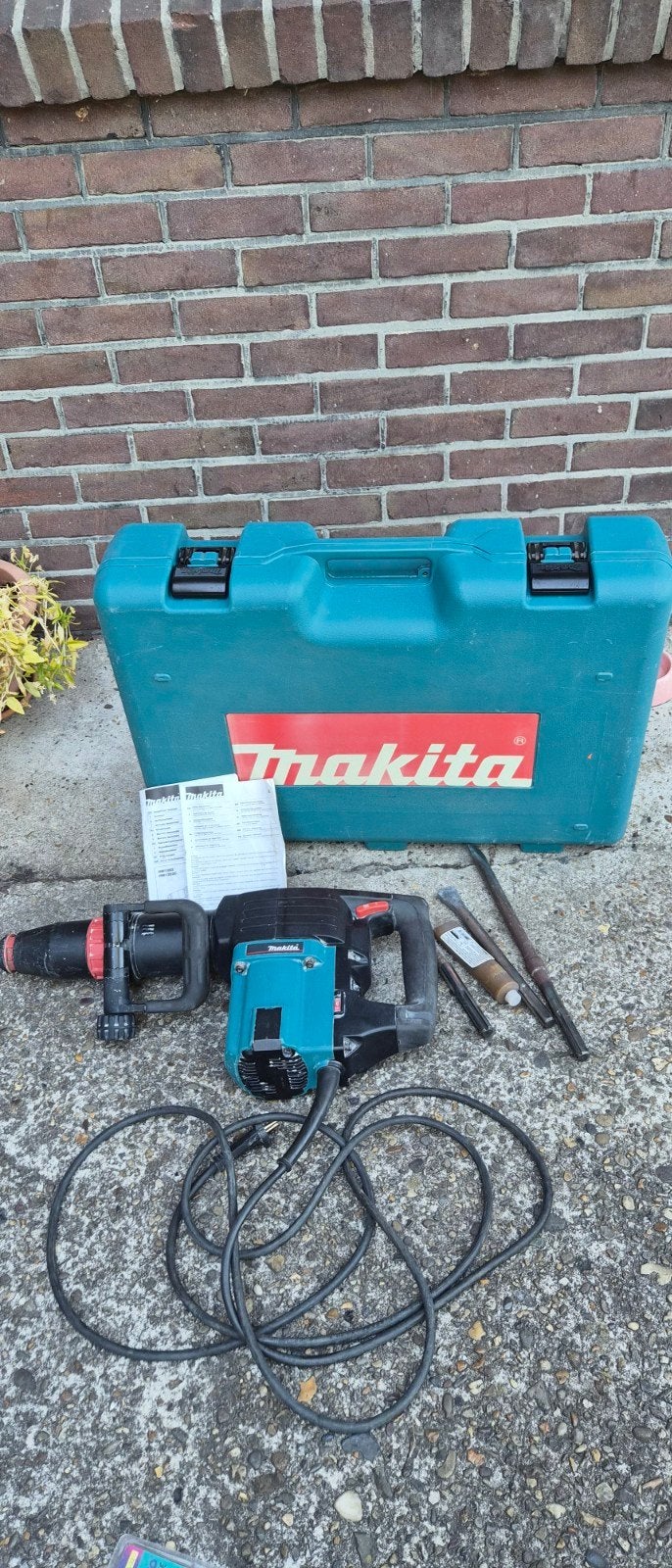Makita Breekhamer HM1202C -, Ophalen of Verzenden, Gebruikt, Boor- en/of Breekhamer