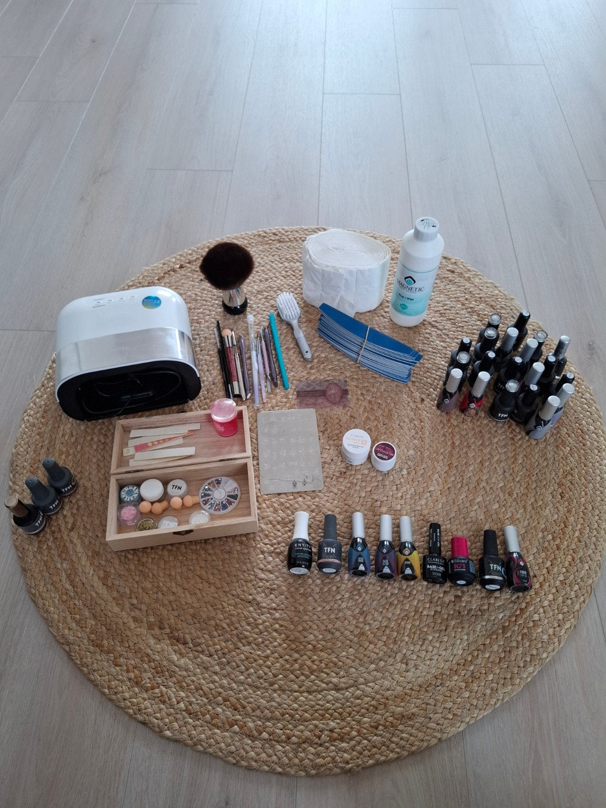 Nagelspullen gellak en rubberbase, Ophalen of Verzenden, Zo goed als nieuw, Overige typen