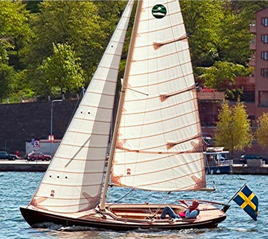 Scangaard daysailer daycruiser langkiel. Wick trailer zgan, Ophalen of Verzenden, 6 meter of meer, Grootzeil, 15 tot 30 m²