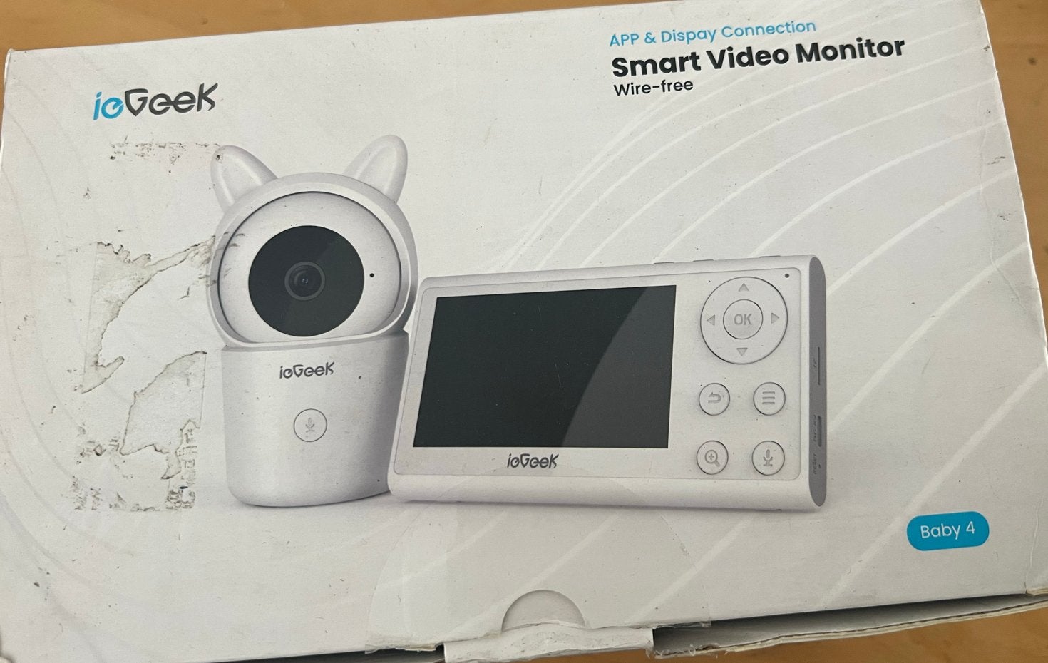 iGeek Smart Video Monitor Babyfoon met Camera 1080P, Ophalen of Verzenden, Nieuw, 250 meter of meer, Camera