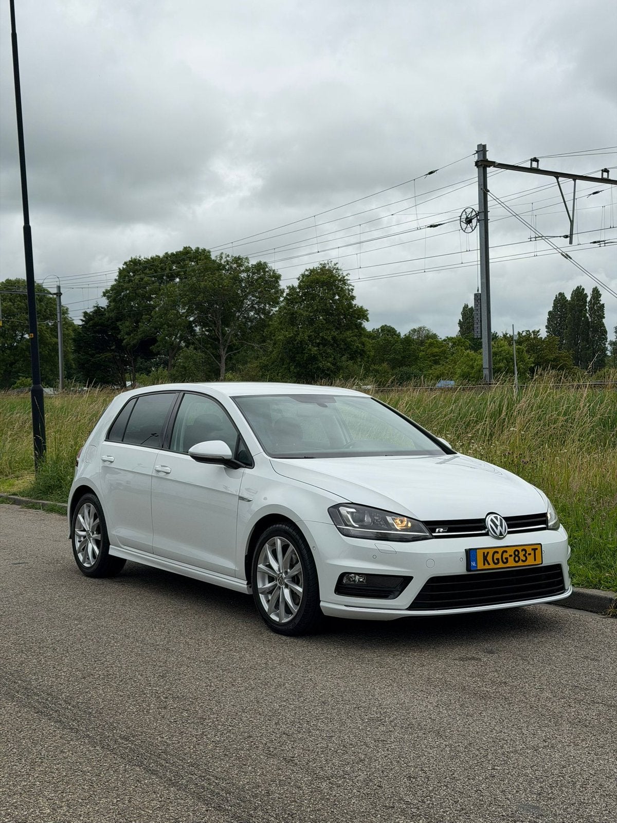 Volkswagen Golf 1.4 TSI 92KW 5D DSG 2014 Wit R-line, 4 cilinders, Wit, 1395 cc, 630 kg