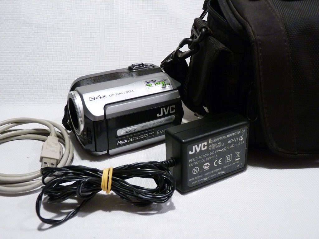 JVC Everio GZ-MG130E HDD/SD 30gb  HYBRID, 34X ZOOM, Full HD, Harde schijf, JVC, 20x of meer