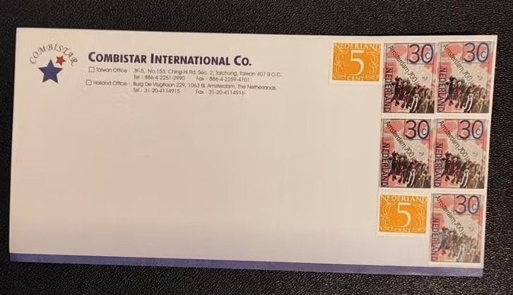 Envelop Nederland Combistar, Postzegels en Munten, Brieven en Enveloppen | Nederland, Verzenden, Envelop