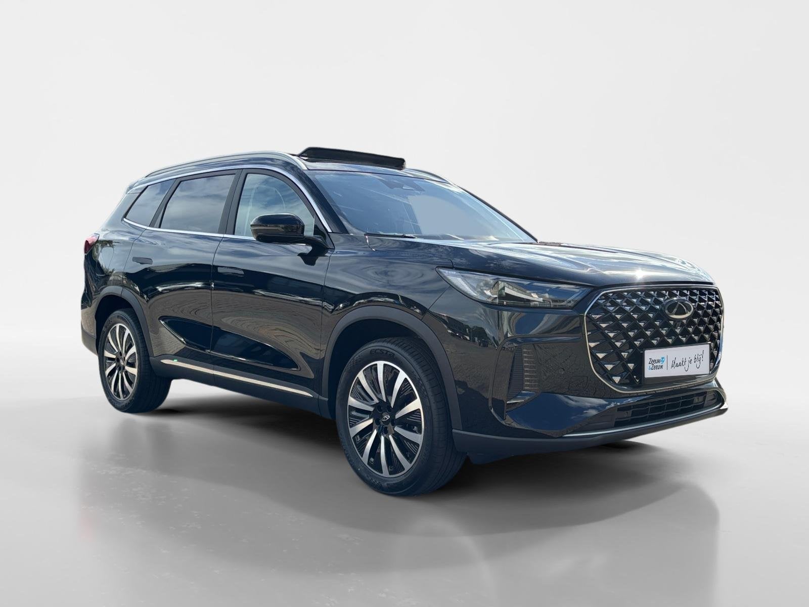 Chery Tiggo 8 1.5TGDI PHEV UNIQUE | 7 Zitplaatsen | Nieuw |, Auto's, 4 cilinders, Met garantie (alle), 7 stoelen, Zwart