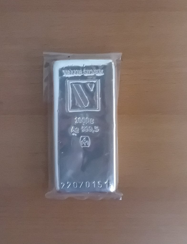 Zilverbaar 1 kilo geseald, Ophalen of Verzenden, Zilver