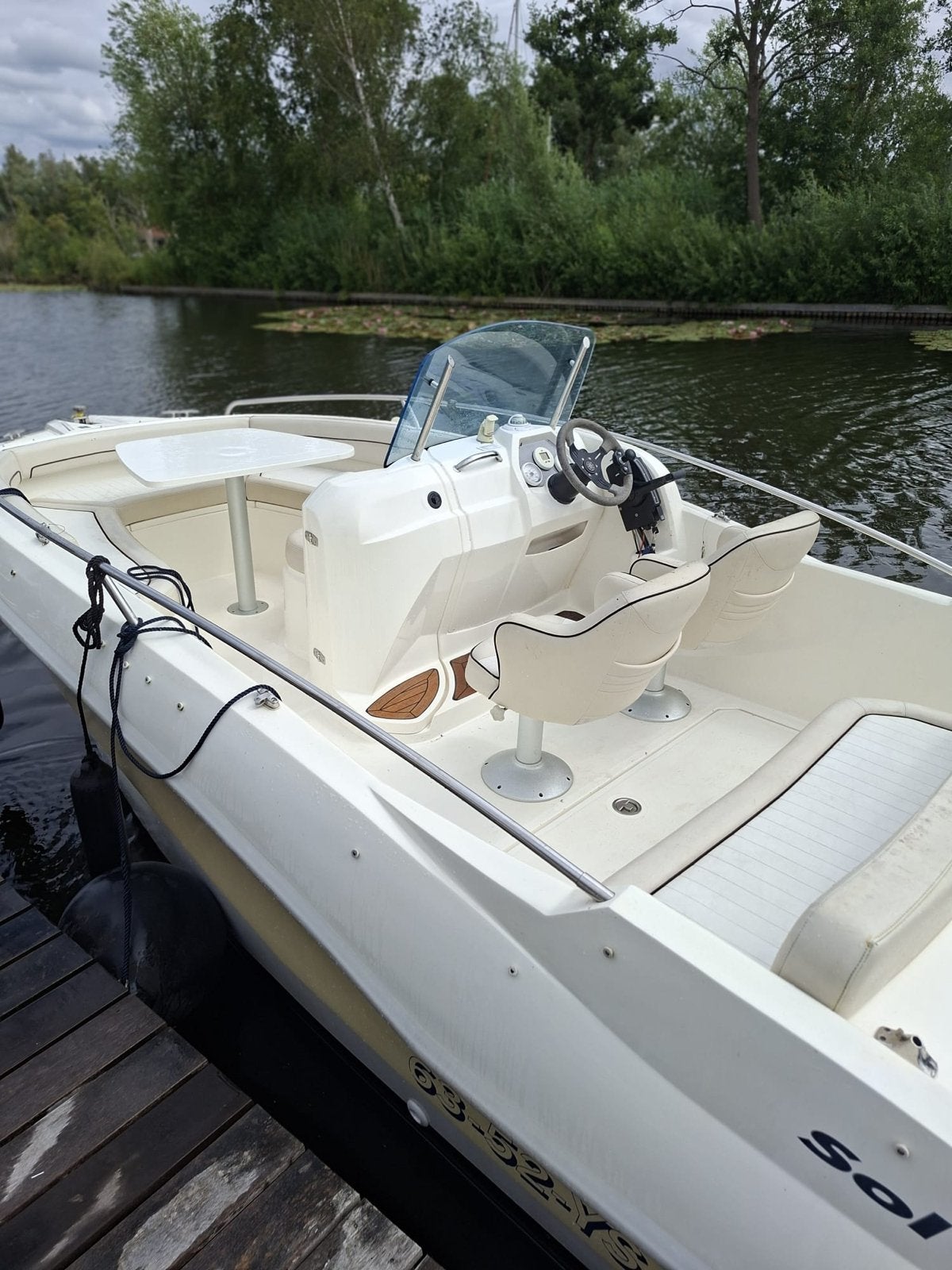 Sol 18 Scarani Consoleboot met 90pk Mercury Buitenboordmotor, Watersport en Boten, Ophalen, Overige merken, Gebruikt, Elektrische start