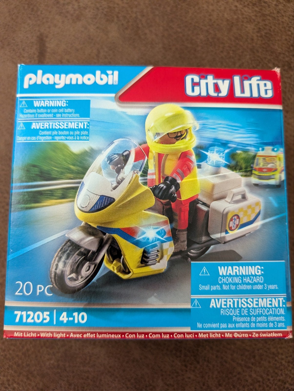 Playmobil city life, 71205 ambulance motor, Ophalen of Verzenden, Nieuw