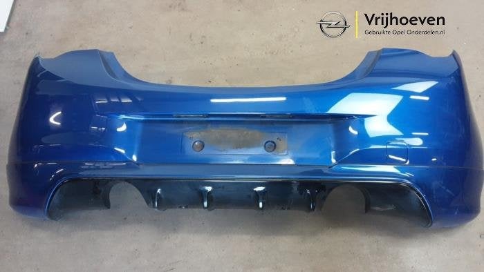Achterbumper van een Opel Corsa (Corsa E 15-) (Z22U), Gebruikt, -, -, Opel