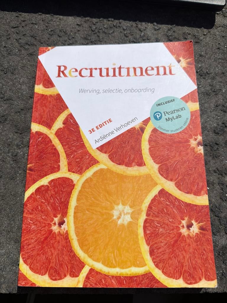Studieboek HRM: Recruitment - Werwing, selectie, onboarding, Ophalen of Verzenden, Gamma, Zo goed als nieuw, HBO