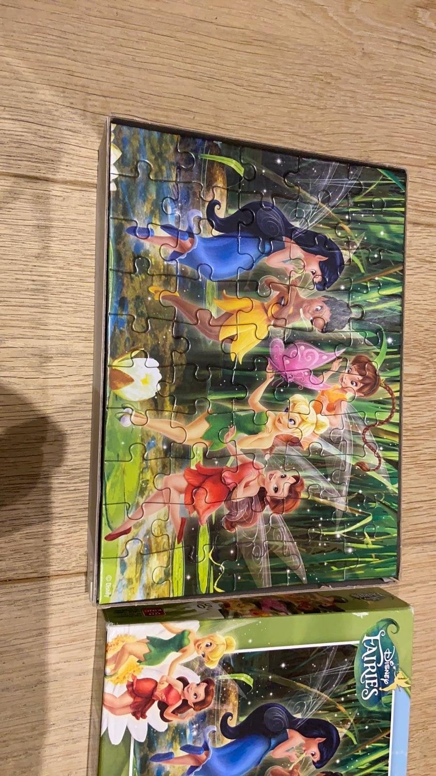 Disney Fairies Legpuzzel 50 stukjes /  tinkerbell puzzel, Ophalen, 10 tot 50 stukjes, Zo goed als nieuw, 4 tot 6 jaar