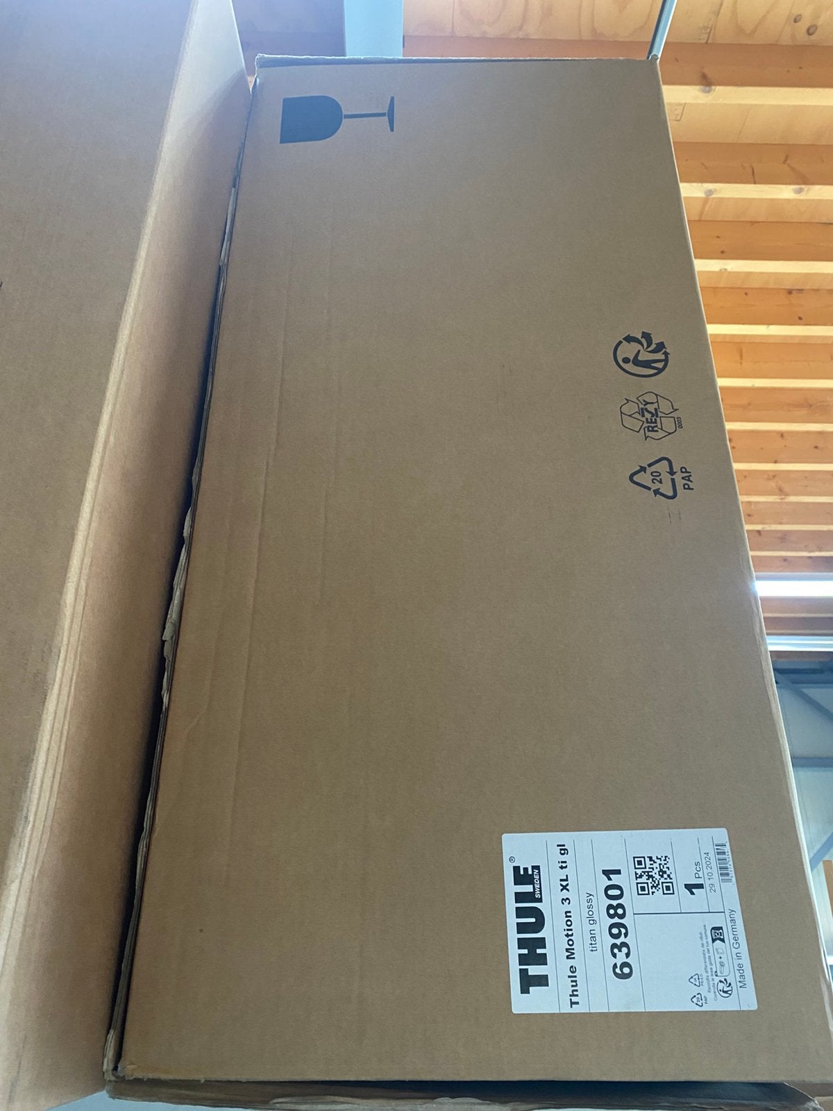 Thule Motion 3 XL Dakkoffer Titan Glossy, Ophalen, Nieuw