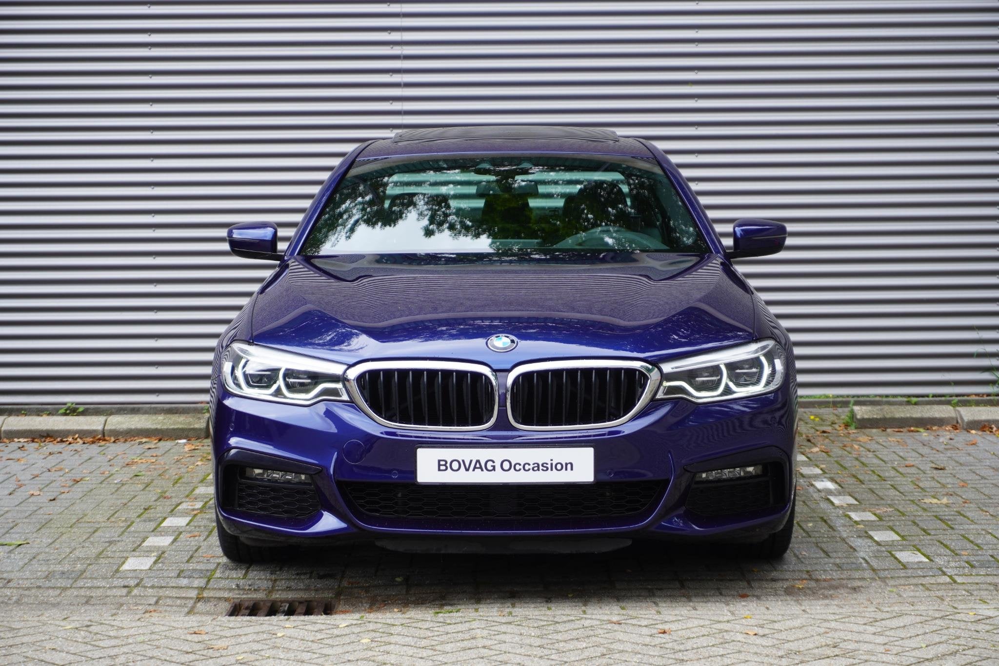BMW Sedan 5 serie 520i M Sportpakket | Elektrisch glazen sch, Automaat, Gebruikt, 4 cilinders, Blauw
