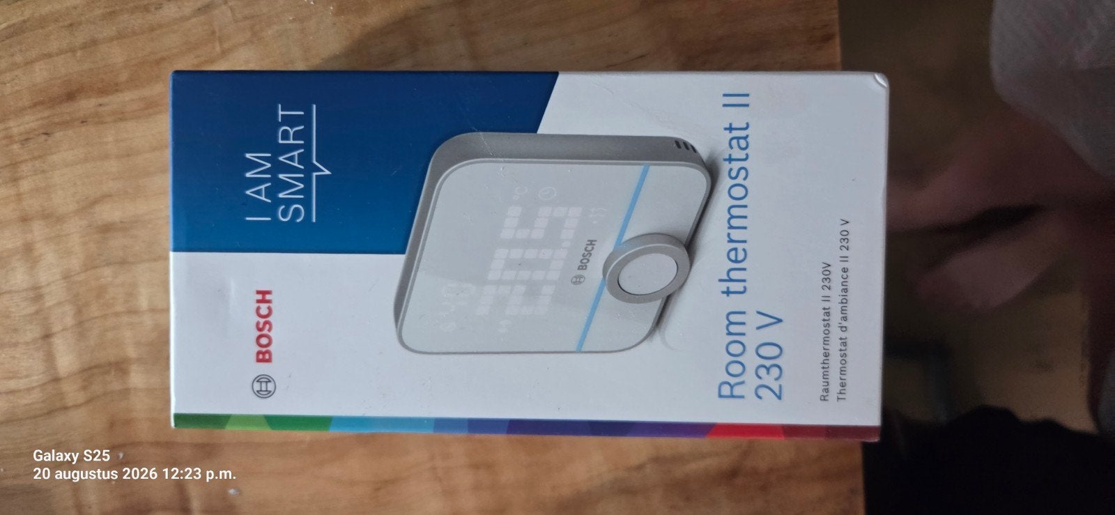 Bosch Room Thermostaat II 230V - Slimme Thermostaat, Ophalen of Verzenden, Slimme thermostaat, Zo goed als nieuw