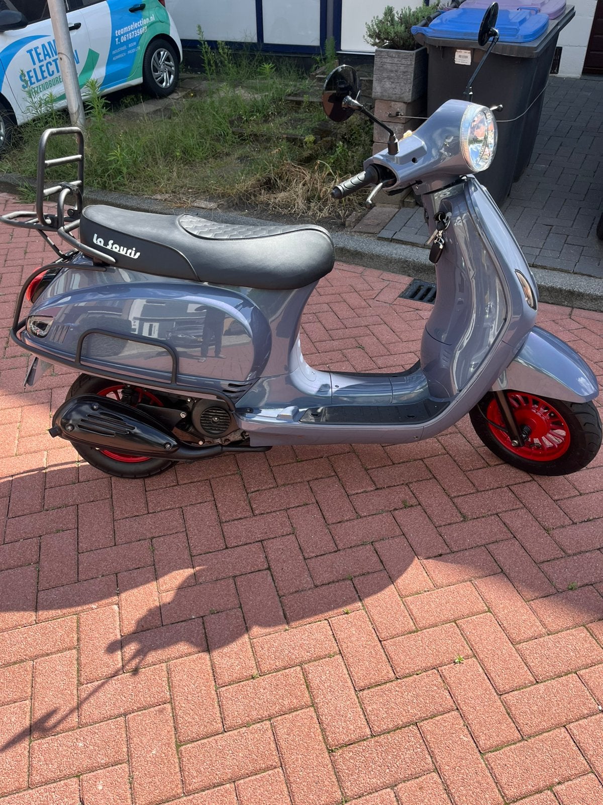 Scooter blauw kenteken, Ophalen, Zo goed als nieuw, Elektrisch