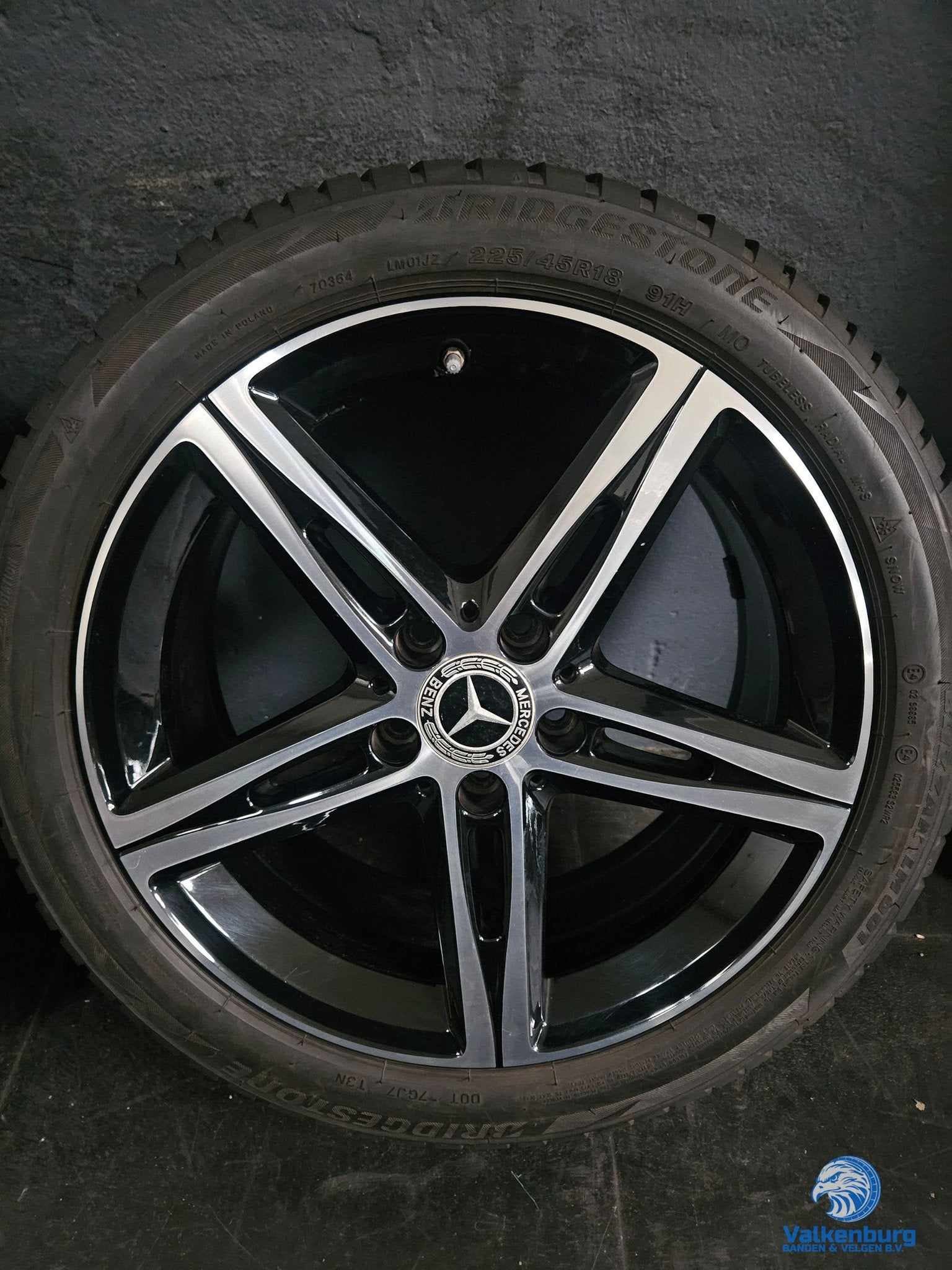 7mm! Originele Mercedes A B CLA Klasse W177 W247 C118 18 inc, 18 inch, Gebruikt, -, -