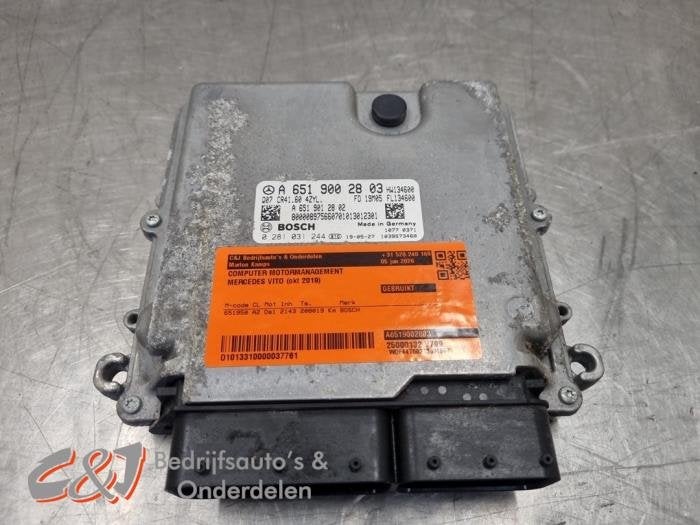 Computer Motormanagement van een Mercedes Vito, Gebruikt, -, Ophalen of Verzenden, -
