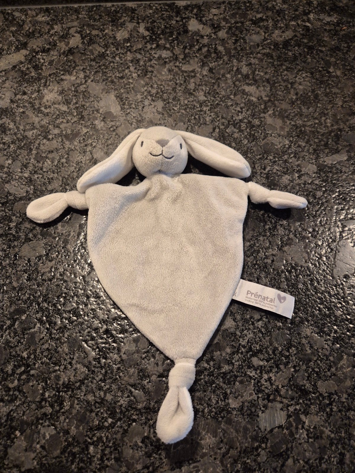 Prénatal - Knuffeldoekje Konijn grijs, Ophalen of Verzenden, Zo goed als nieuw, Konijn
